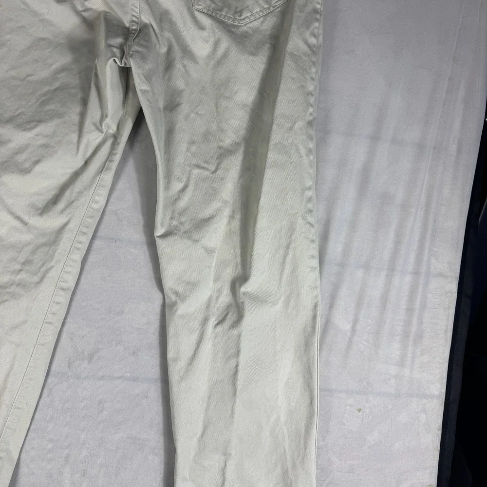 Banana Republic Mens Jeans Beige Denim Laredo Fit Straight Leg Classic Fit  34 R